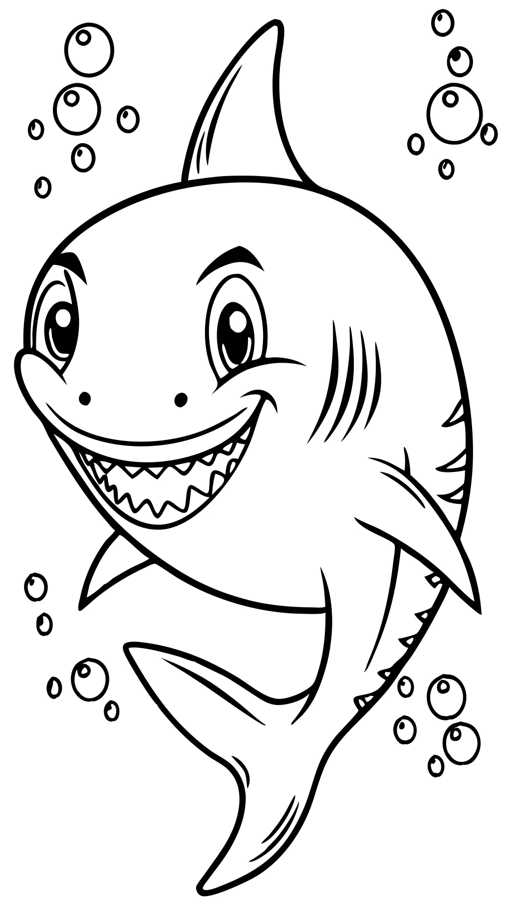 coloriages de requin imprimables gratuits